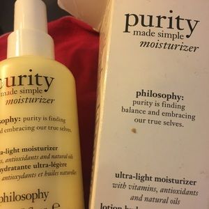 New Philosophy moisturizer